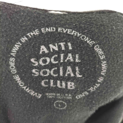 アンチソーシャルソーシャルクラブ ANTI SOCIAL SOCIAL CLUB 両面 プリント プルオーバー パーカー メンズ L