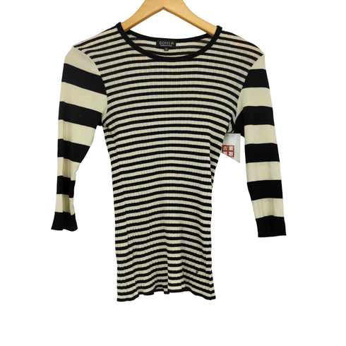 ソニアリキエル SONIA RYKIEL マルチボーダー柄カットソー レディース JPN:38