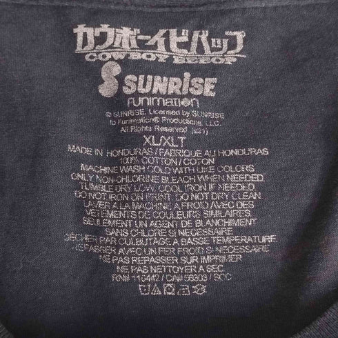フロント キャラクター プリント クルーネック S/S アニメ Tシャツ メンズ import:XL