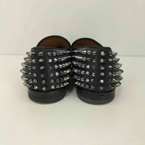 クリスチャンルブタン CHRISTIAN LOUBOUTIN Tassilo Flat タッセルフラットローファー スパイク エナメル メンズ EUR:40