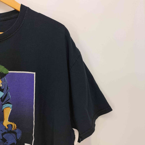 フロント キャラクター プリント クルーネック S/S アニメ Tシャツ メンズ import:XL