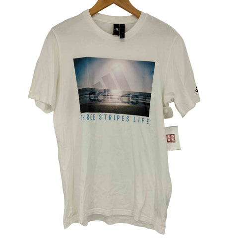 アディダス adidas オーシャンフォト S/S Tシャツ メンズ import:L