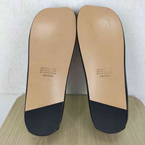 エムエムシックスメゾンマルジェラ MM6 Maison Margiela アナトミックバブーシュ レザーシューズ メンズ 44