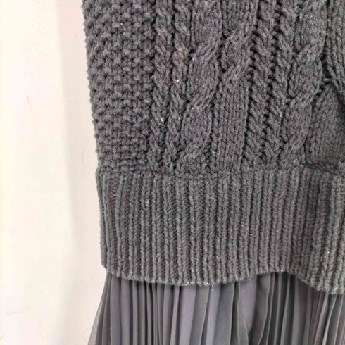 サカイ Sacai ニットドッキングワンピース レディース