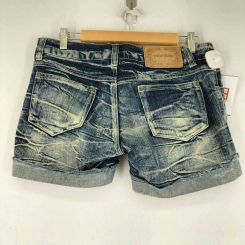 Vida Roseo Y2K グラデーション ショート デニム パンツ レディース