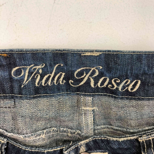Vida Roseo Y2K グラデーション ショート デニム パンツ レディース