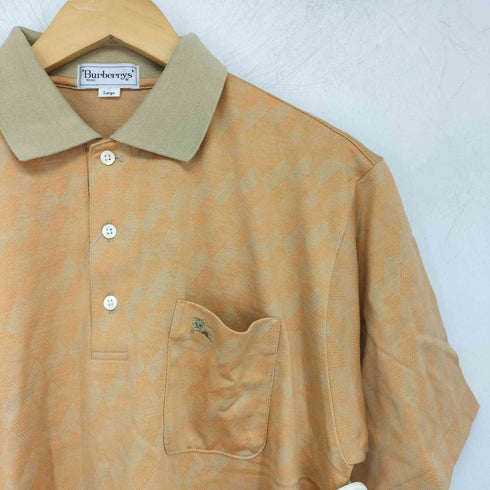 バーバリーズ BURBERRYS ワンポイント刺繍 ポロシャツ メンズ import:L