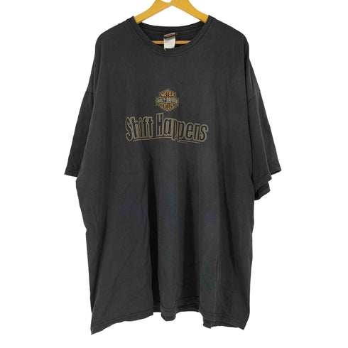 ハーレーダビッドソン HARLEY-DAVIDSON shift happens プリント 半袖 Tシャツ メンズ xxxxl