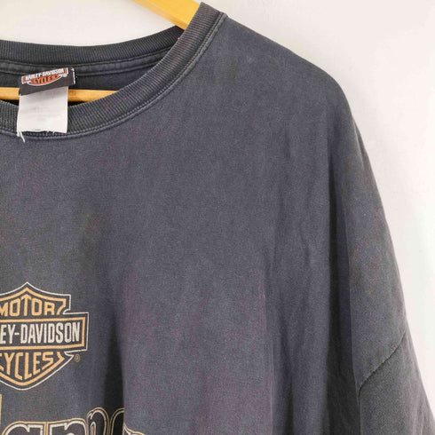 ハーレーダビッドソン HARLEY-DAVIDSON shift happens プリント 半袖 Tシャツ メンズ xxxxl