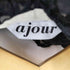 ajour 素材切替 ベロア レース カットソー レディース