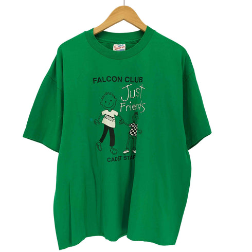 ヘインズ Hanes 90s USA製 シングルステッチ プリントクルーネック 半袖 Tシャツ メンズ XL