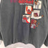 プラティナムフブ platinum fubu USA製 ワッペンプリントクルーネック 半袖Tシャツ メンズ L