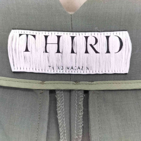 THIRD MAGAZINE プルオーバーシャツ スラックスセットアップ レディース