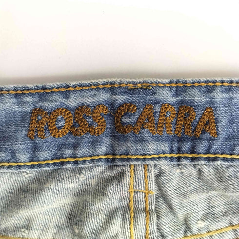 ROSS CARRA Y2K ボタンフライ クラッシュ デニム メンズ 33