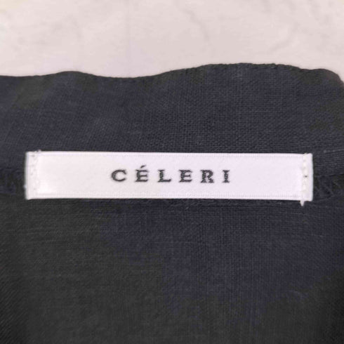 CELELI セルリ リネン ブラウス ワンピース レディース