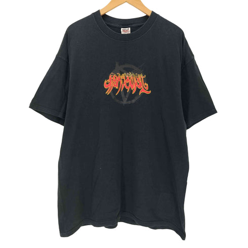 アンビル Anvil プリントクルーネック 半袖 Tシャツ メンズ XL
