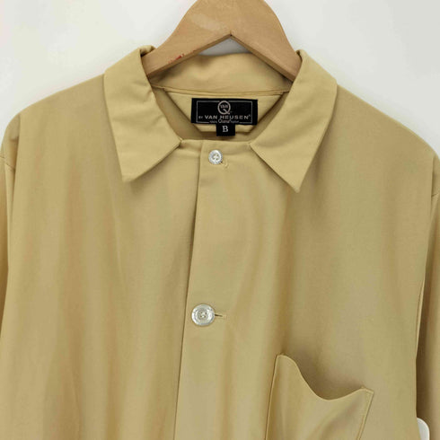 ヴァンヒューゼン VAN HEUSEN QIANA NYLON キアナナイロン シルクライクナイロンシャツ メンズ B