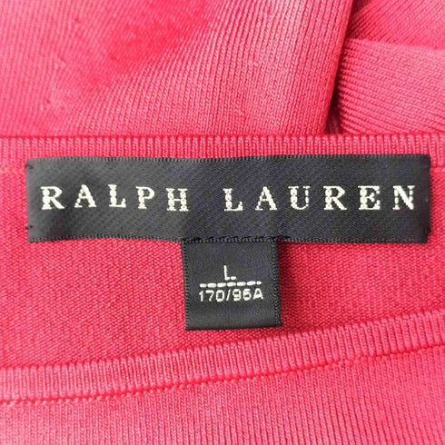 ラルフローレンブラックレーベル RALPH LAUREN BLACK LABEL レーヨン 半袖 フレア ニット レディース import:L
