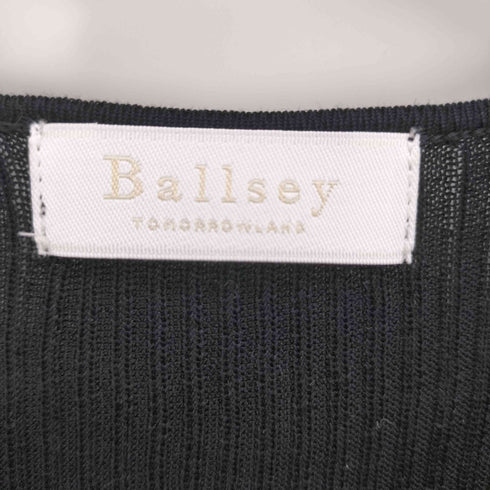 ボールジー BALLSEY 26SS マーセライズド コットン クルーネック カーディガン レディース JPN:S