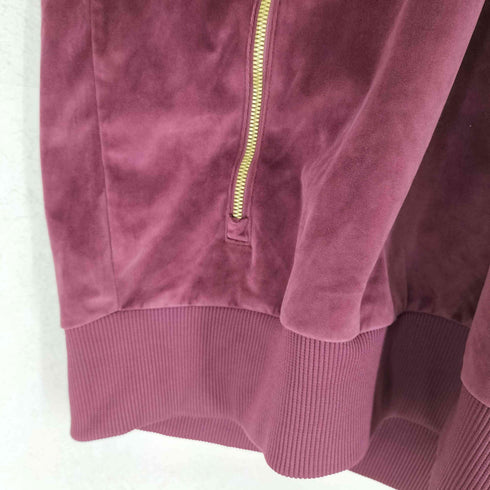 アディダスオリジナルス adidas Originals Burgundy Adicolor Velour Hoodieバーガンディ・アディカラー・ベロア・フーディ パーカー メンズ