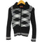 ミッソーニ MISSONI BOMBER JACKET アーガイル柄 ボンバージャケット レディース 40