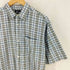 ステューシー Stussy 90S 紺タグ OLD 半袖 コットン チェック シャツ メンズ M