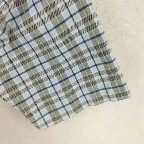 ステューシー Stussy 90S 紺タグ OLD 半袖 コットン チェック シャツ メンズ M