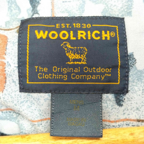 ウールリッチ WOOLRICH OCEAN FISH STENCIL S/S ボタンダウンシャツ メンズ import:M