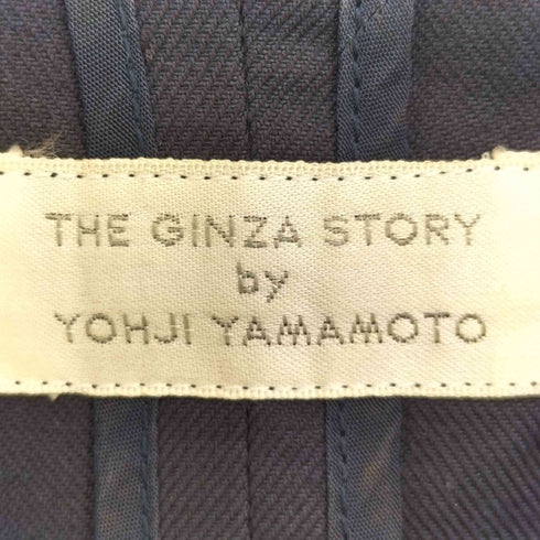 ヨウジヤマモト Yohji Yamamoto THE GINZA STORY リネンコットン ベルトストラップ 4Bテーラードジャケット レディース