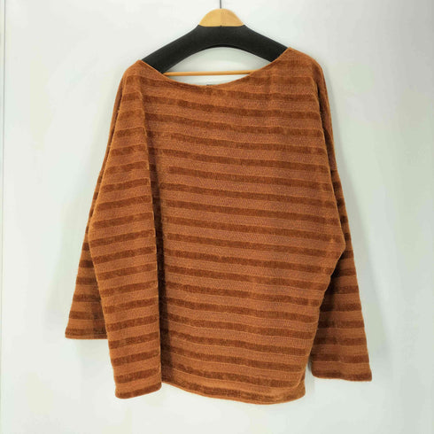 white birch メキシコ製 ラメ ニット ボーダー ニット セーター レディース 3X
