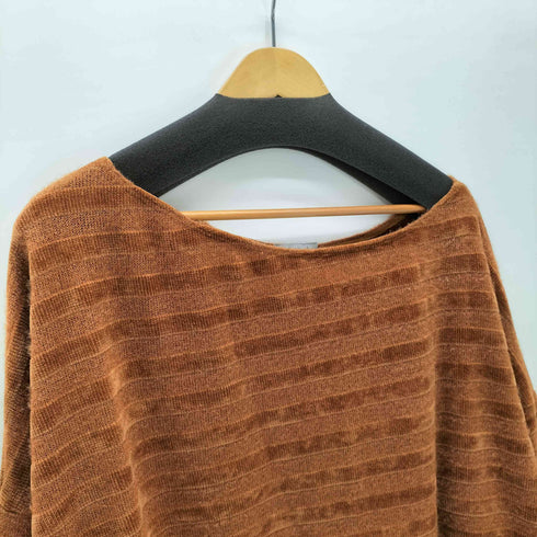 white birch メキシコ製 ラメ ニット ボーダー ニット セーター レディース 3X