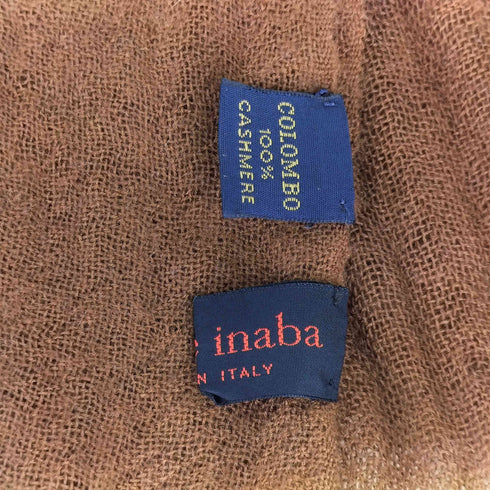 ヨシエイナバ YOSHIE INABA カシミヤ100 ストール レディース