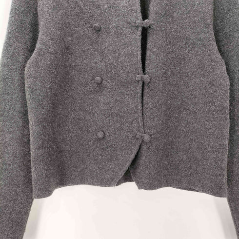 ザラ ZARA ニット クロス ジャケット カーディガン レディース import:M