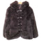 ザラ ZARA ZW COLLECTION ショート フェイクファーコート レディース import:M