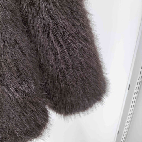 ザラ ZARA ZW COLLECTION ショート フェイクファーコート レディース import:M