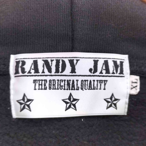 RANDY JAM ランディージャム オールドイングリッシュ 刺繍 ジップパーカー street メンズ XL