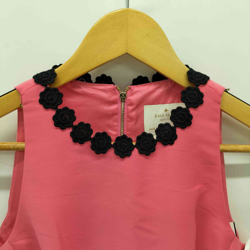 ケイトスペード Kate spade フラワー ノースリーブワンピース レディース 0