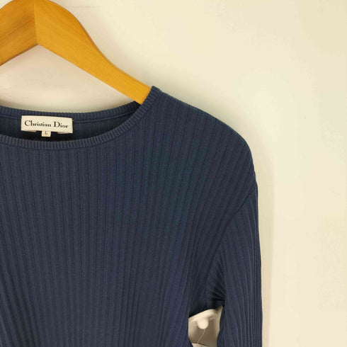 クリスチャンディオール Christian Dior クルーネック ロングスリーブカットソー レディース L