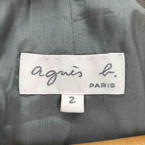 アニエスベー agnes b. サンライズ期 ノーカラーコート レディース 2