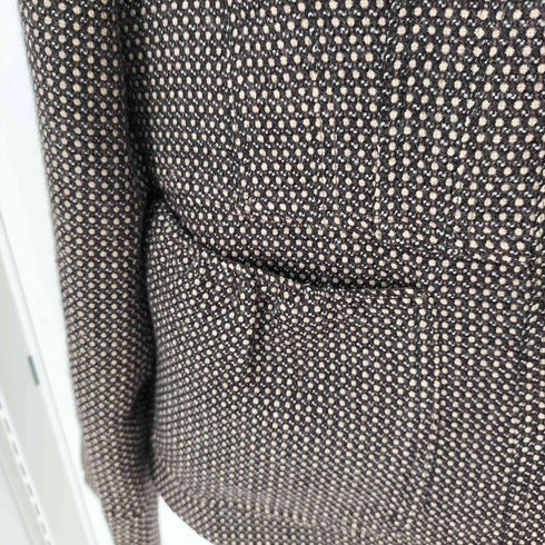 アルマーニコレツィオーニ ARMANI COLLEZIONI マオカラー ウールジャケット レディース 40