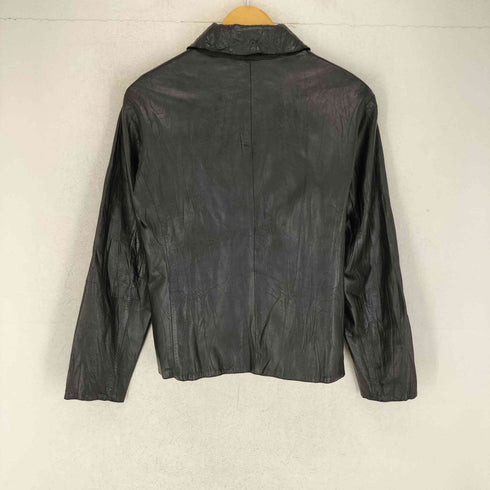 レキップヨシエイナバ LEQUIPE YOSHIE INABA lamb leather ラムレザー リアルレザー ジャケット レディース JPN:9号