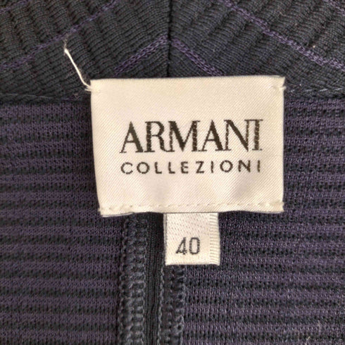 アルマーニコレツィオーニ ARMANI COLLEZIONI 2B ニット テーラードジャケット レディース 40