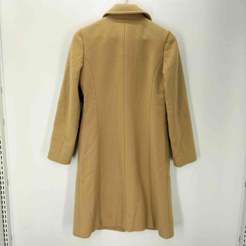 バーバリーブルーレーベル BURBERRY BLUE LABEL MADE IN ITALY イタリア製 裏地ノバチェック アンゴラ ウール メルトン チェスター コート レディース