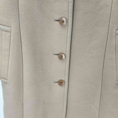 バーバリーブルーレーベル BURBERRY BLUE LABEL MADE IN ITALY イタリア製 裏地ノバチェック アンゴラ ウール メルトン チェスター コート レディース