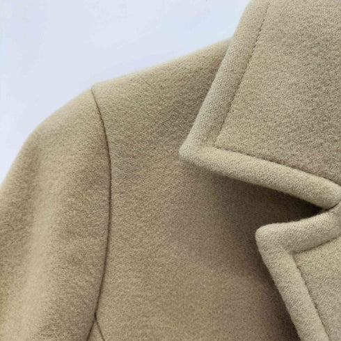 バーバリーブルーレーベル BURBERRY BLUE LABEL MADE IN ITALY イタリア製 裏地ノバチェック アンゴラ ウール メルトン チェスター コート レディース