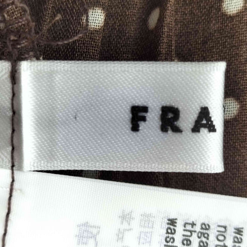 フレイアイディー FRAY I.D 26ss フリルウエストシャーリングプリントワンピース レディース JPN:1