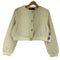 ザラ ZARA ノーカラー ツイード ジャケット レディース import:XL