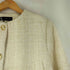 ザラ ZARA ノーカラー ツイード ジャケット レディース import:XL