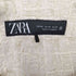 ザラ ZARA ノーカラー ツイード ジャケット レディース import:XL