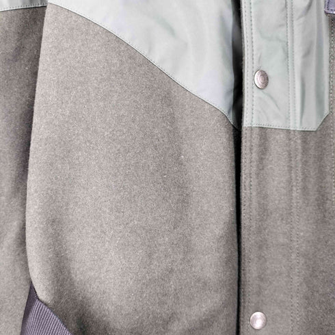 RefrigiWear ベルト付き フーデッド 中綿ジャケット メンズ